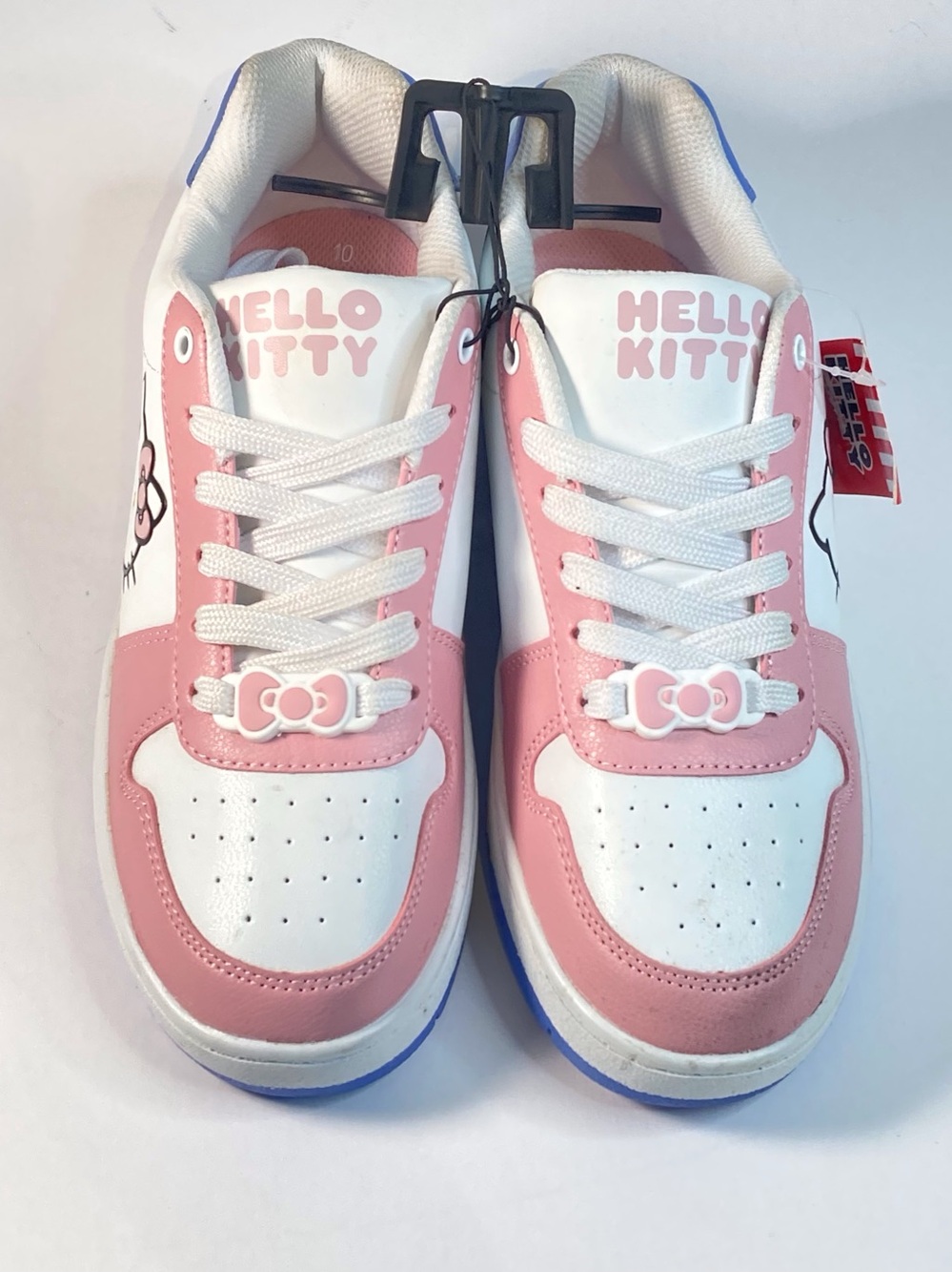 NWT Hello Kitty Sneakers Women’s SIZE 10 Pink Blue White Court Shoes - NEW